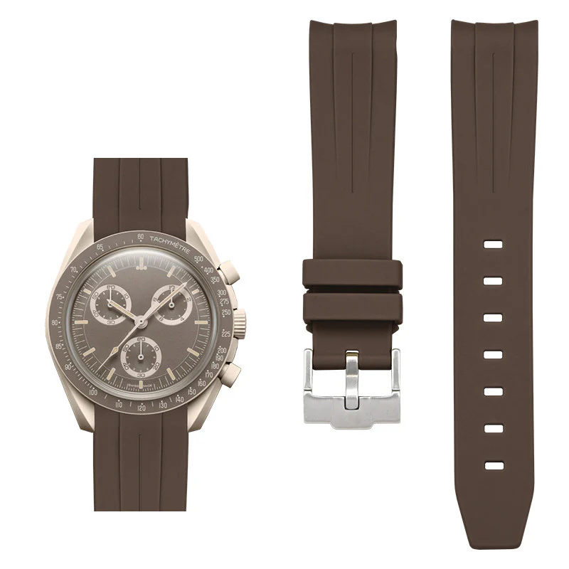 Rubber B Style Strap Compatible with Omega x Swatch MoonSwatch - Image 26