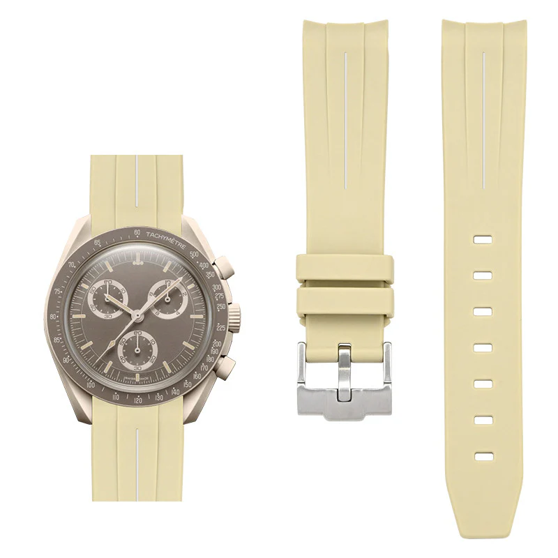 Rubber B Style Strap Compatible with Omega x Swatch MoonSwatch - Image 27