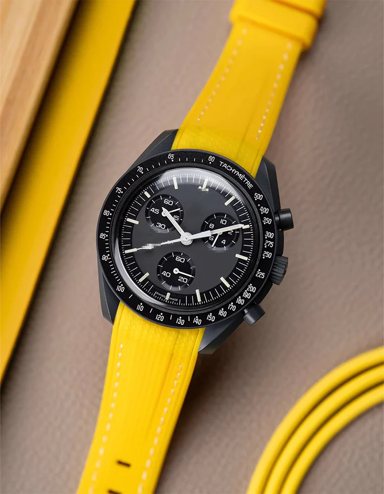 Rubber Strap Compatible with Omega x Swatch MoonSwatch - Image 36
