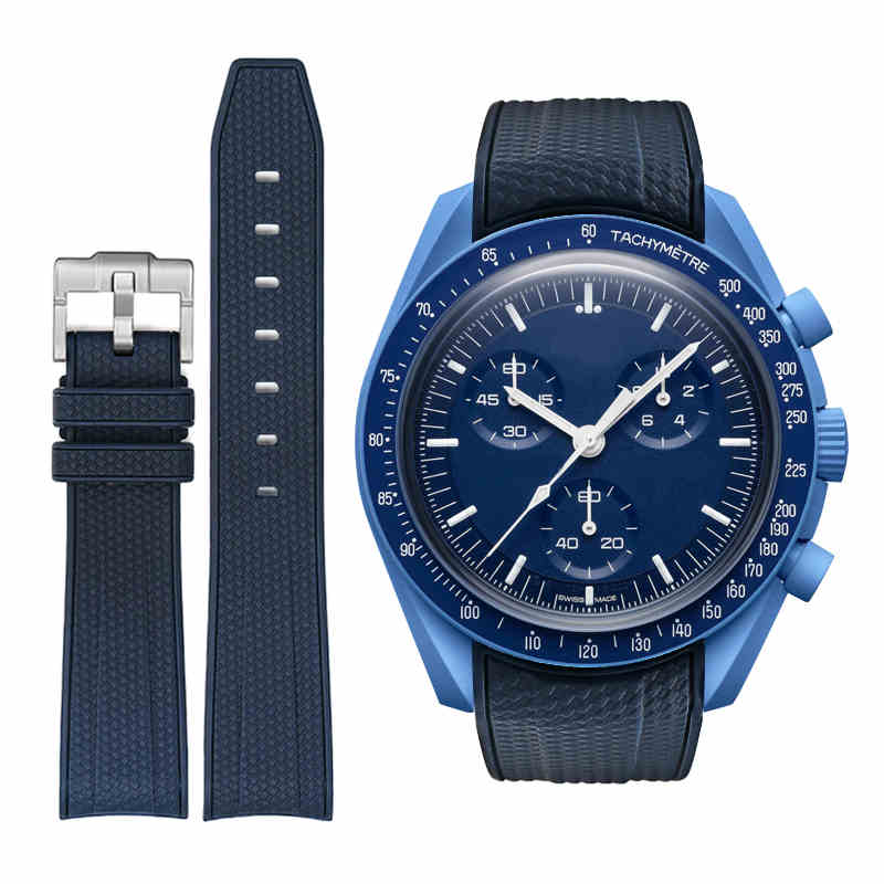 Rubber Strap Compatible with Omega x Swatch MoonSwatch - Image 41