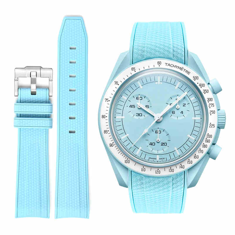 Rubber Strap Compatible with Omega x Swatch MoonSwatch - Image 43