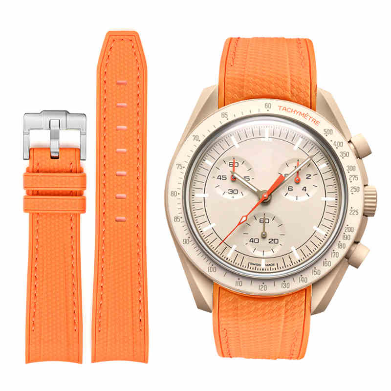 Rubber Strap Compatible with Omega x Swatch MoonSwatch - Image 44
