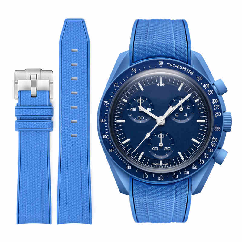 Rubber Strap Compatible with Omega x Swatch MoonSwatch - Image 56
