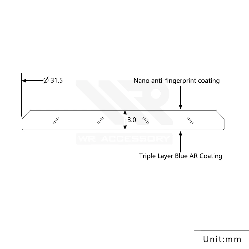 SKX / SRPD Flat Sapphire Crystal (Blue AR Coating) - Image 3