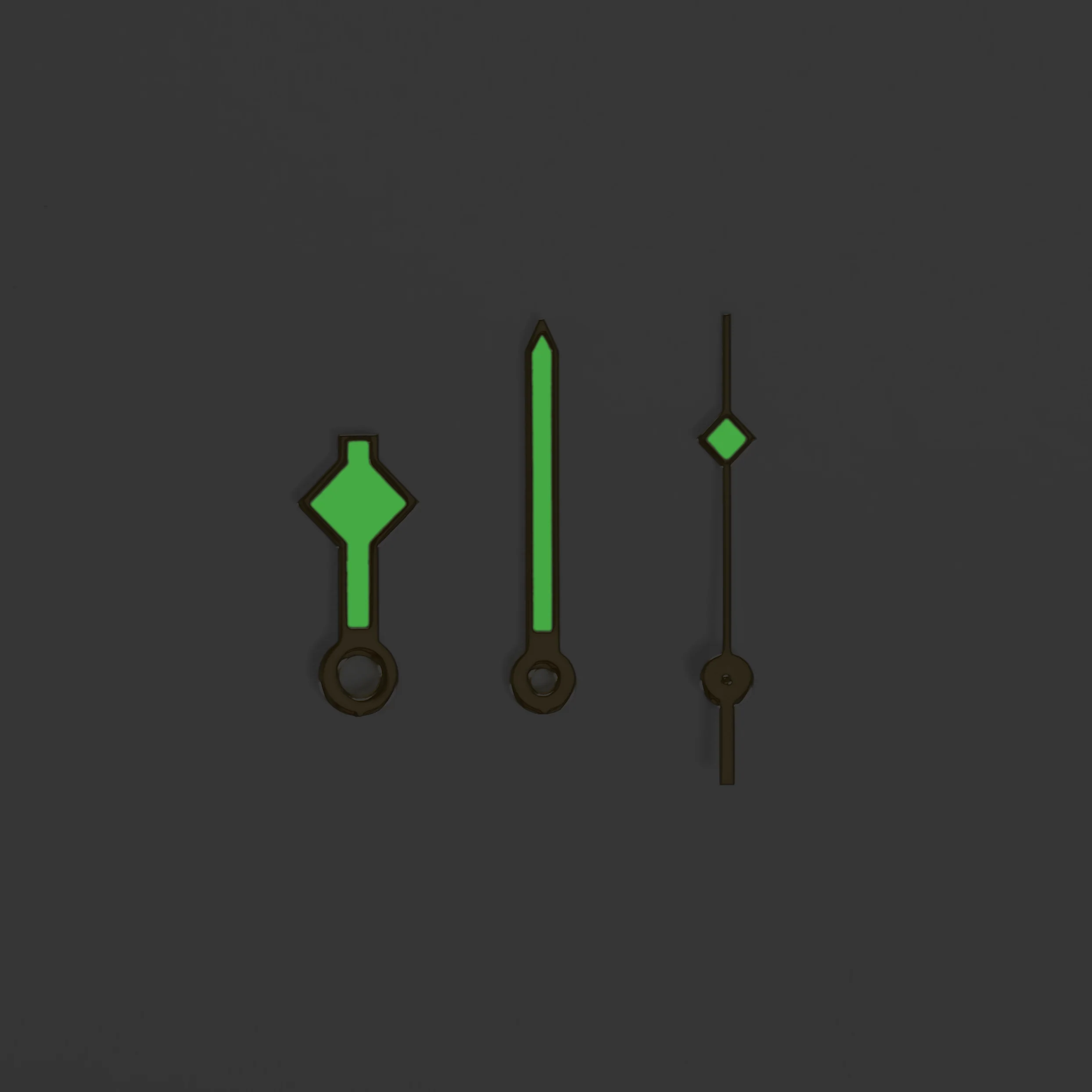 Snowflake Watch Hands for Seiko Mod: Gold - Image 4