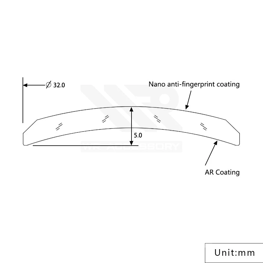 SRP Turtle Double Domed Mineral Crystal (Blue AR) - Image 3