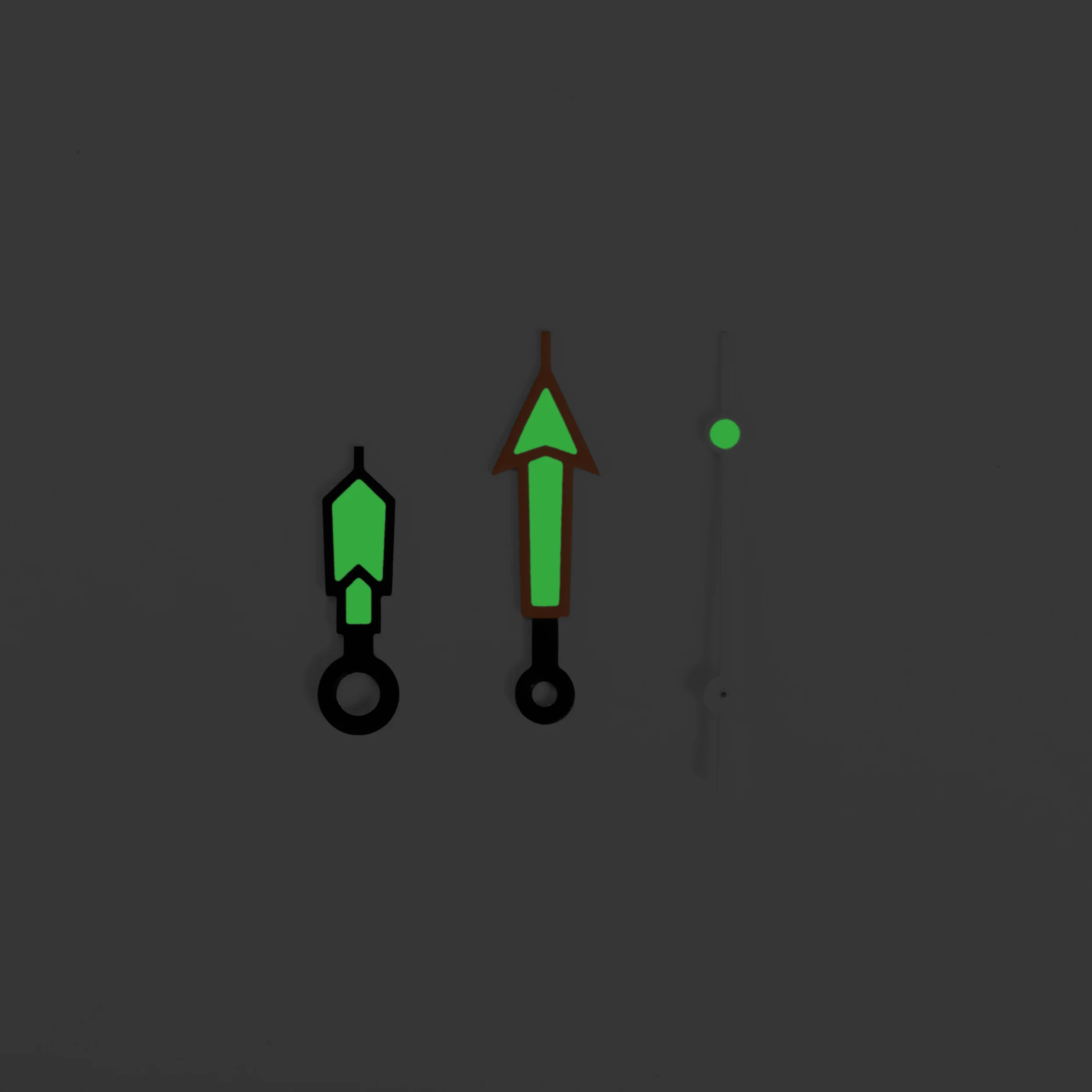 TM Watch Hands for Seiko Mod: Black - Image 4